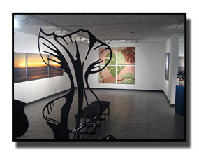 Split Leaf Philodendron Installation View